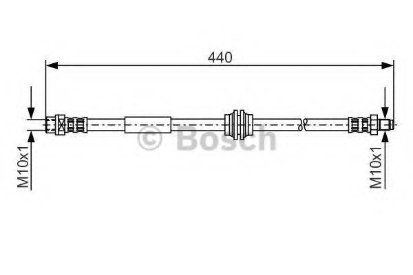 BOSCH 1987476808 Гальмівний шланг