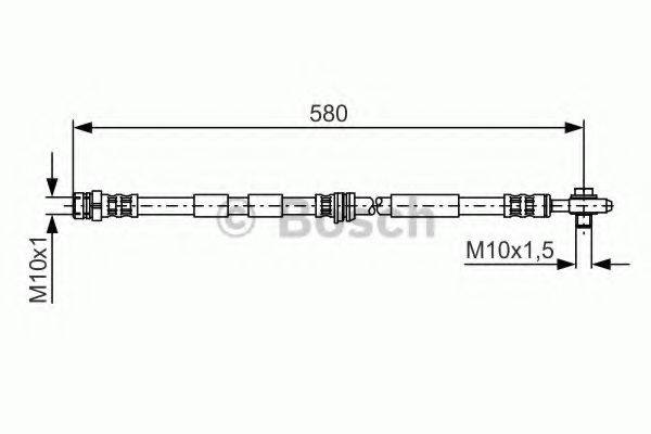 BOSCH 1987476849 Гальмівний шланг