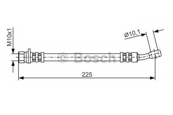 BOSCH 1987476928 Гальмівний шланг