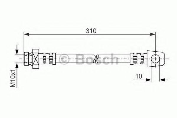 BOSCH 1987476957 Гальмівний шланг