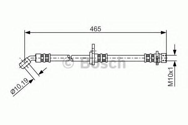 BOSCH 1987481038 Гальмівний шланг