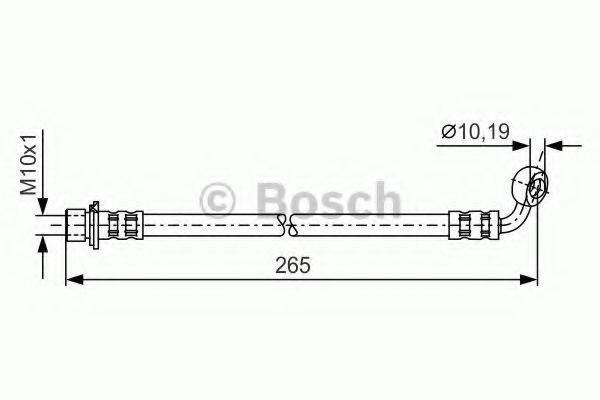 BOSCH 1987481128 Гальмівний шланг