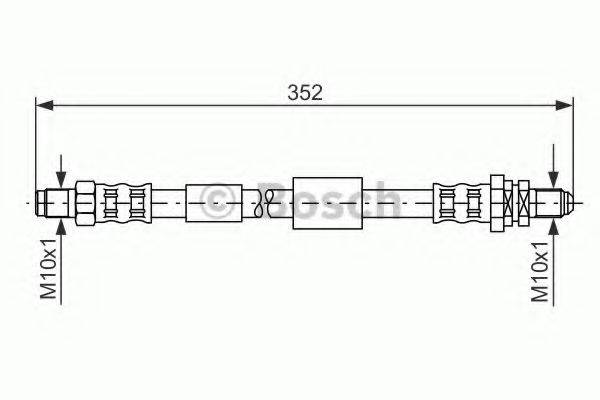 BOSCH 1987481153 Гальмівний шланг