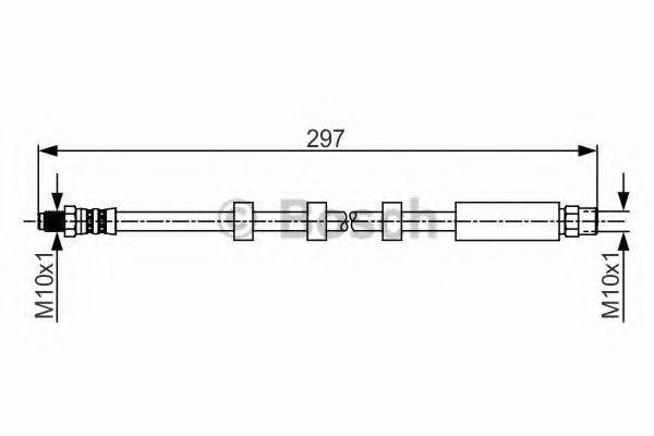 BOSCH 1987481262 Гальмівний шланг