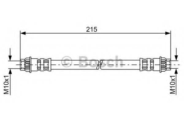 BOSCH 1987481268 Гальмівний шланг