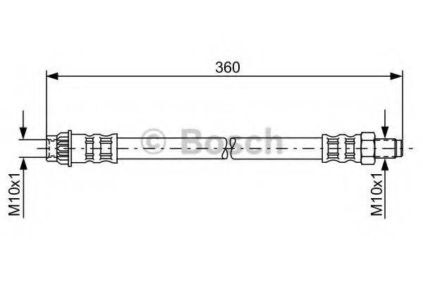 BOSCH 1987481269 Гальмівний шланг