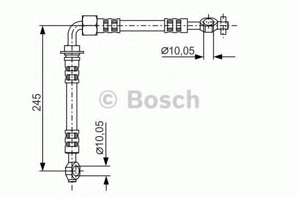 BOSCH 1987481283 Гальмівний шланг