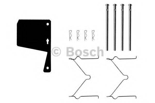 BOSCH 1987474074 Комплектуючі, колодки дискового гальма