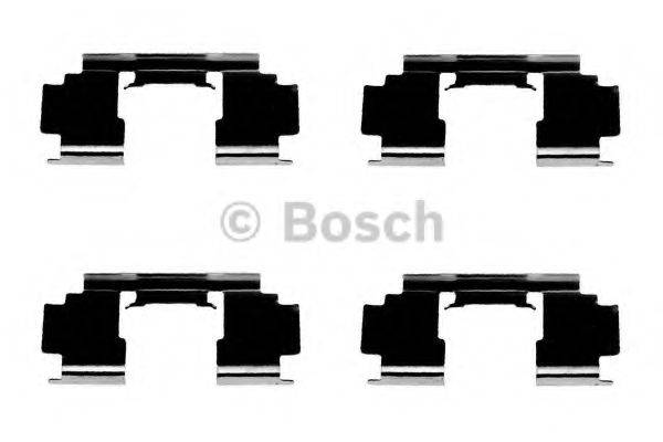 BOSCH 1987474324 Комплектуючі, колодки дискового гальма