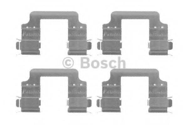 BOSCH 1987474456 Комплектуючі, колодки дискового гальма