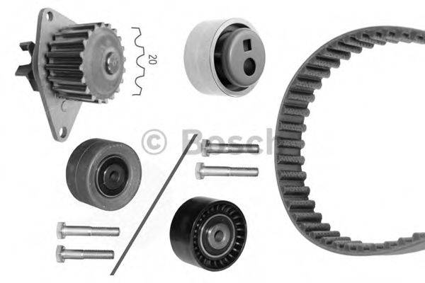 BOSCH 1987948703 Водяний насос + комплект зубчастого ременя