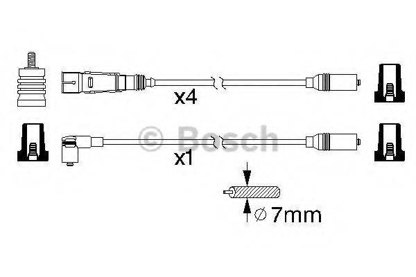 BOSCH 0986356320 Комплект дротів запалювання