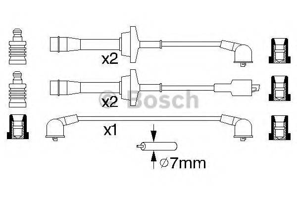 BOSCH 0986356938 Комплект дротів запалювання