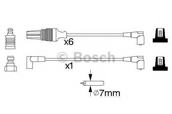 BOSCH 0986356964 Комплект дротів запалювання