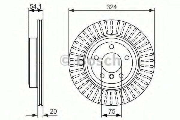 BOSCH 0986479731 гальмівний диск