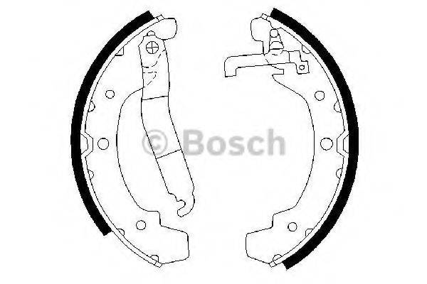 BOSCH 0986487193 Комплект гальмівних колодок