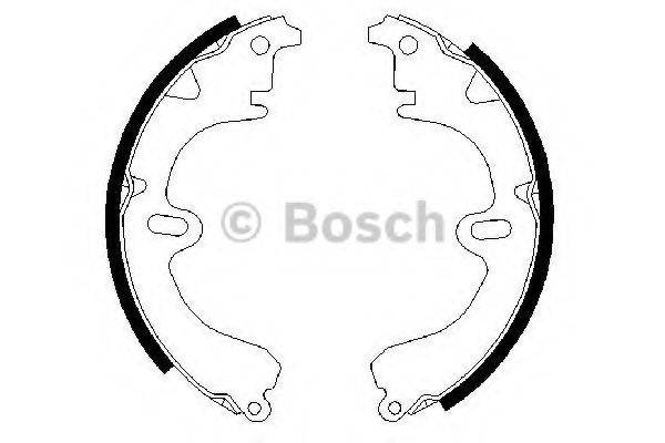 BOSCH 0986487277 Комплект гальмівних колодок