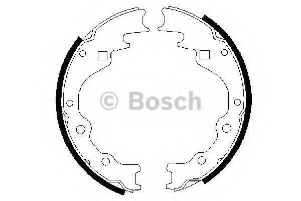 BOSCH 0986487359 Комплект гальмівних колодок