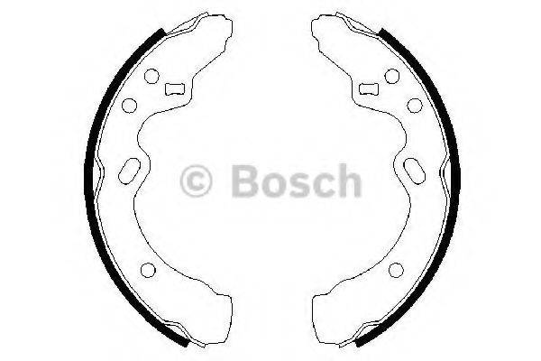 BOSCH 0986487366 Комплект гальмівних колодок