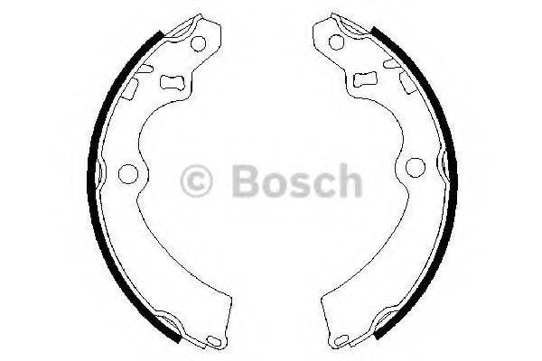 BOSCH 0986487427 Комплект гальмівних колодок