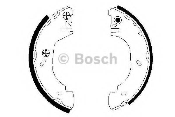 BOSCH 0986487524 Комплект гальмівних колодок