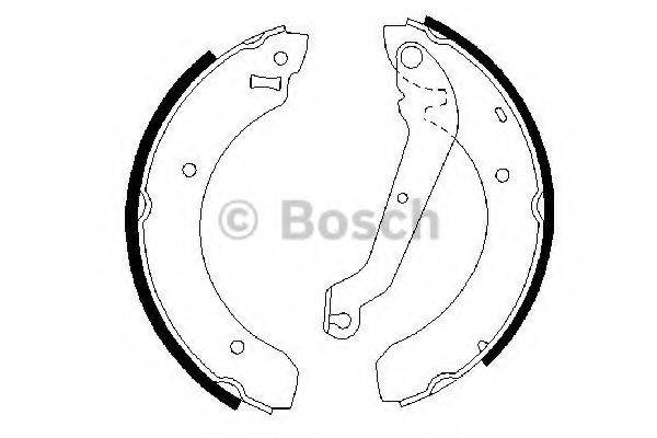 BOSCH 0986487540 Комплект гальмівних колодок