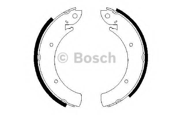 BOSCH 0986487648 Комплект гальмівних колодок