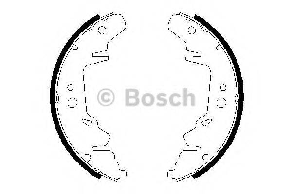 BOSCH 0986487659 Комплект гальмівних колодок