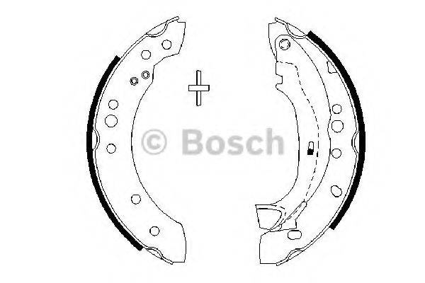 BOSCH 0986487664 Комплект гальмівних колодок