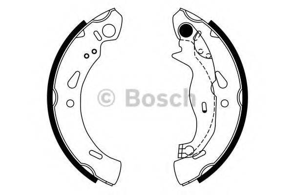 BOSCH 0986487753 Комплект гальмівних колодок