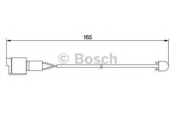 BOSCH 1987474903 Сигналізатор, знос гальмівних колодок