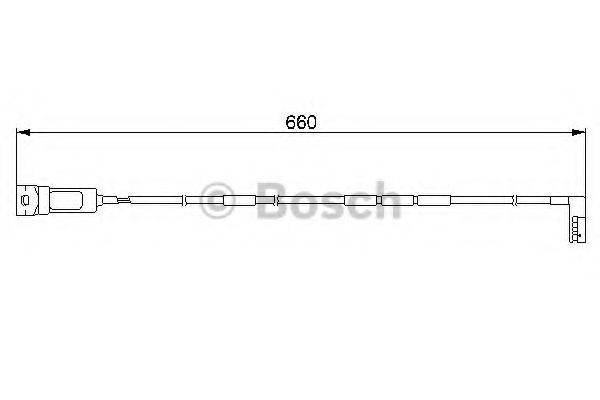 BOSCH 1987474909 Сигналізатор, знос гальмівних колодок