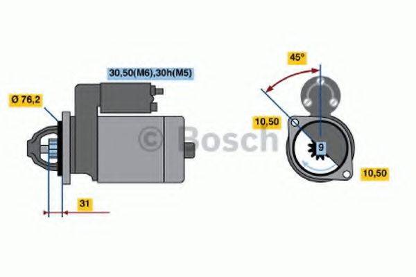 BOSCH 0001108063 Стартер