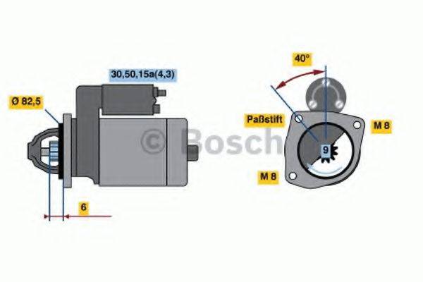 BOSCH 0001108089 Стартер