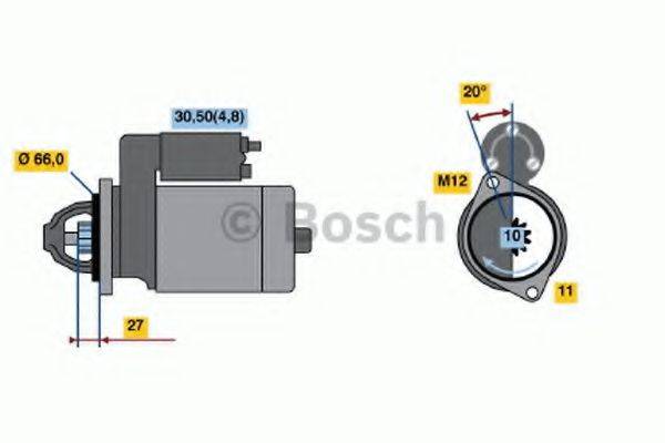 BOSCH 0001108415 Стартер