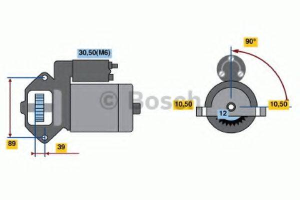 BOSCH 0001109205 Стартер