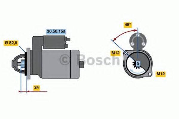 BOSCH 0001110048 Стартер