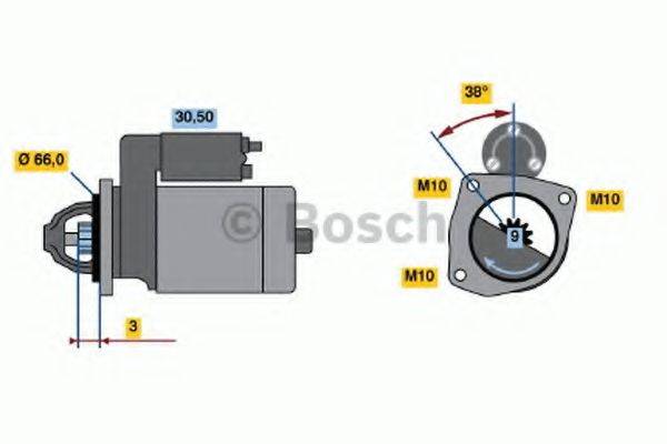 BOSCH 0001112025 Стартер