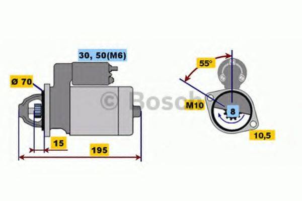 BOSCH 0001116006 Стартер