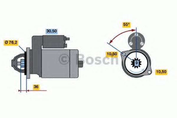 BOSCH 0001212402 Стартер