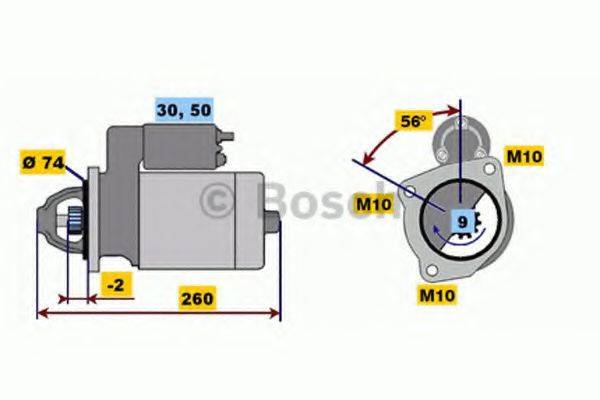 BOSCH 0001218157 Стартер