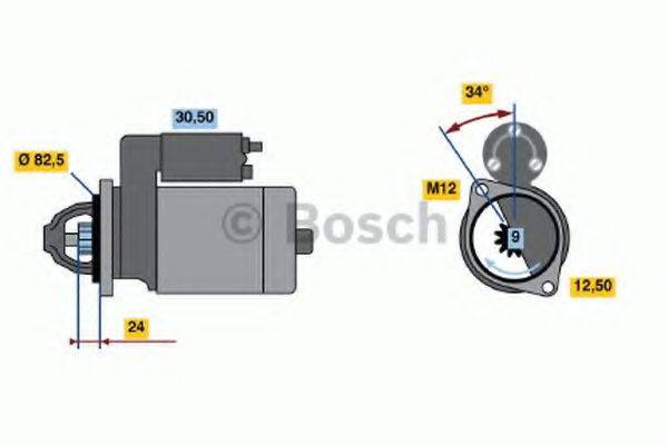 BOSCH 0001314018 Стартер