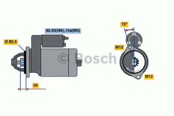 BOSCH 0001314041 Стартер