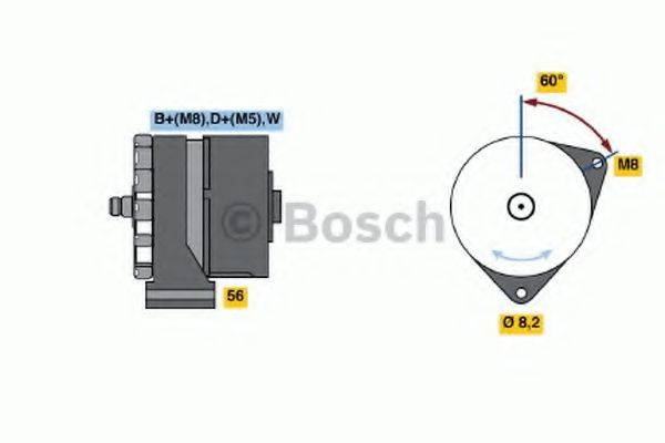 BOSCH 0120468080 Генератор