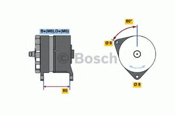 BOSCH 0120469878 Генератор