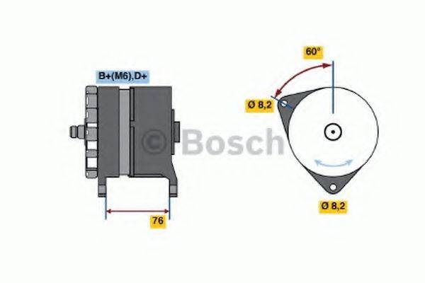 BOSCH 0120469915 Генератор