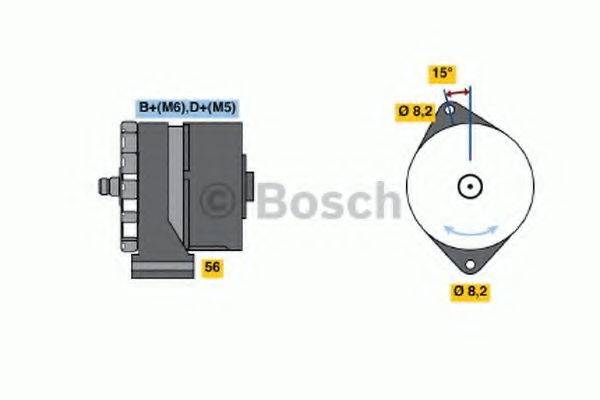 BOSCH 0120488192 Генератор