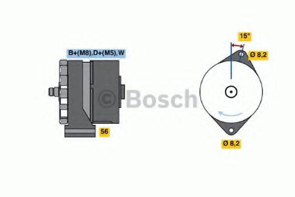 BOSCH 0120489434 Генератор