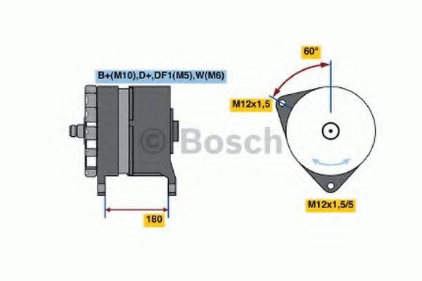 BOSCH 0120689590 Генератор