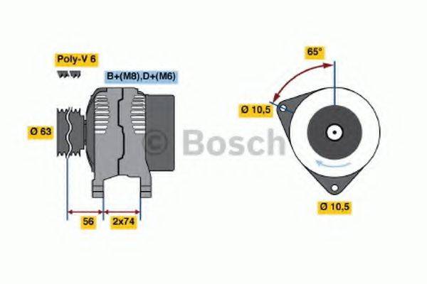 BOSCH 0123310006 Генератор